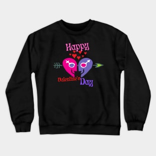 valentines day funny cupid goofy popular trends Crewneck Sweatshirt